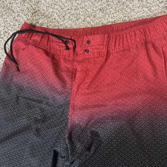 Spyder Swim Shorts Mens Large UV Protection Board Shorts Geometric Print - Picture 3 of 10